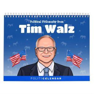 Tim Walz Calendar of Political Humor