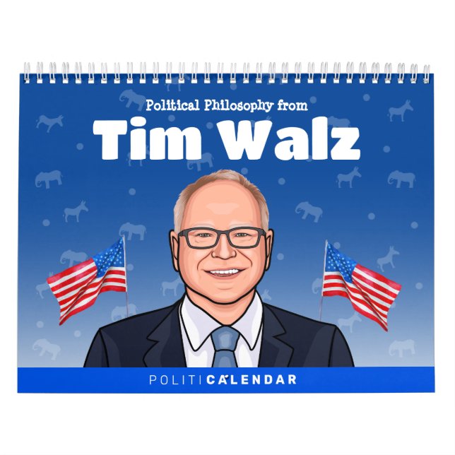 Tim Walz Calendar of Political Humor (Cover)
