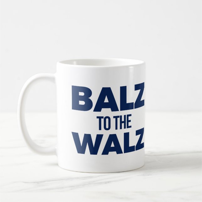 Tim Walz Fan Club Coffee Mug (Left)