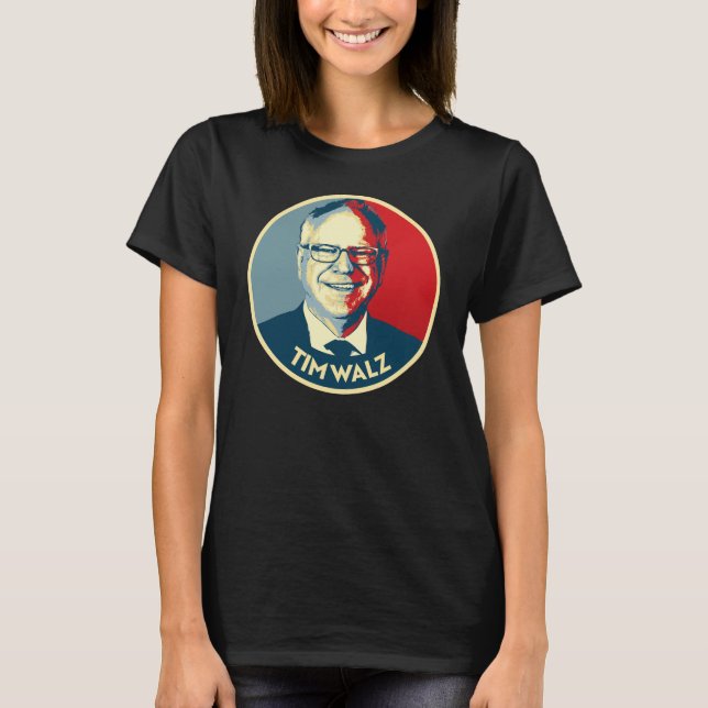 Tim Walz Fan Club T-Shirt (Front)