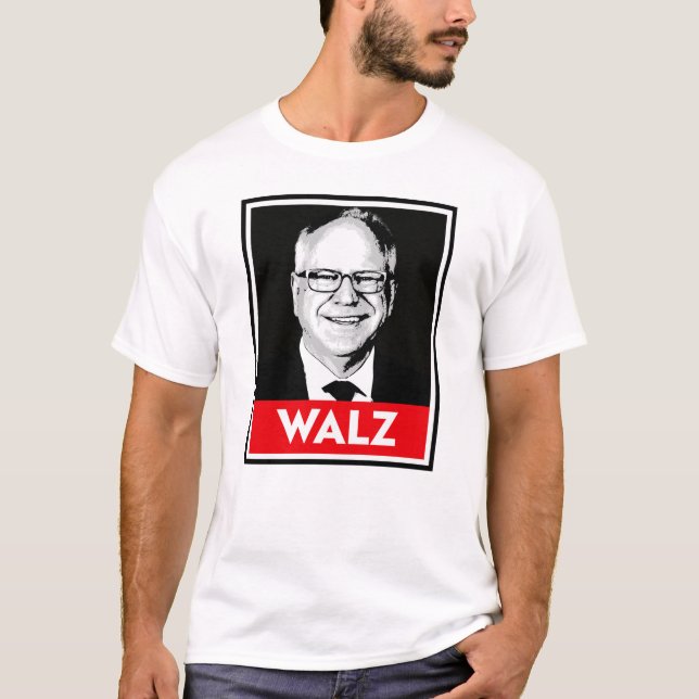 Tim Walz Fan Club T-Shirt (Front)