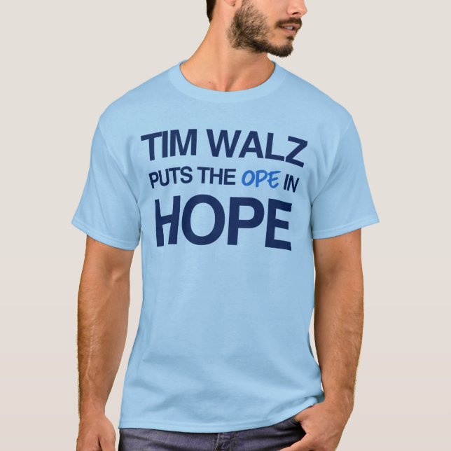 Tim Walz Fan Club T-Shirt (Front)