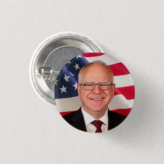 Tim Walz for America Button