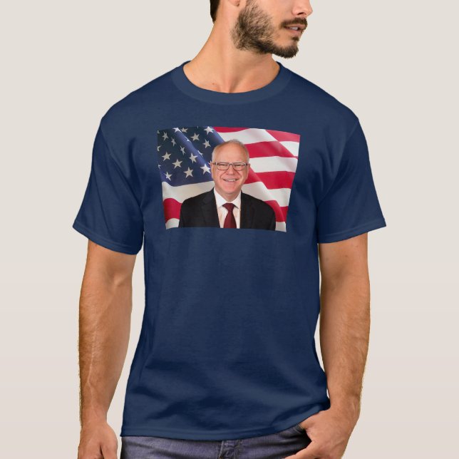 Tim Walz for America T-Shirt (Front)