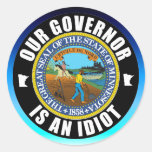 Tim Walz is an idiot Classic Round Sticker