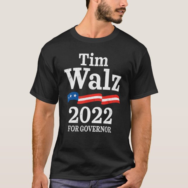 Tim Walz Minnesota Governor Election 2022 MN Men W T-Shirt (Front)