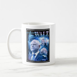 Tim Walz Retro 90s Style Coffee Mug