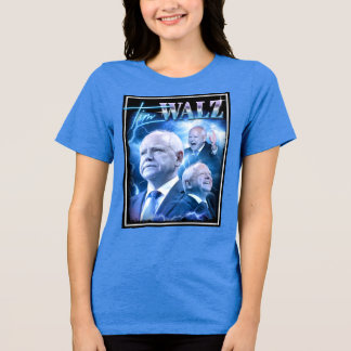 Tim Walz Retro 90s Style Tri-Blend Shirt