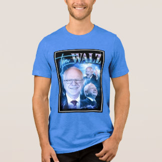 Tim Walz Retro 90s Tri-Blend Shirt