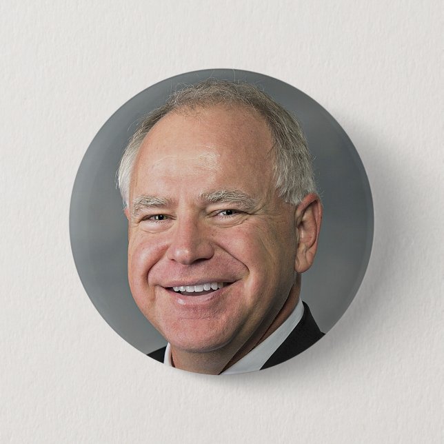 Tim Walz VP Button (Front)
