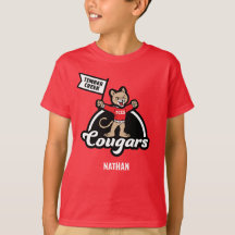Timber Creek Elementary Cougar Mascot T-Shirt
