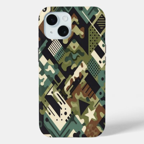 Timber Duck Camo Classic patern iPhone 15 Case