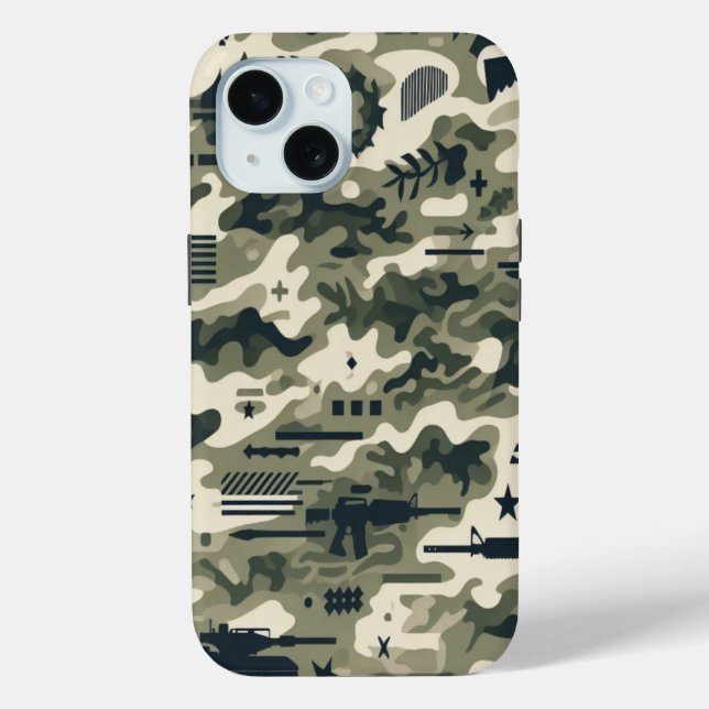 Timber Duck Camo Classic patern Case-Mate iPhone Case (Back)