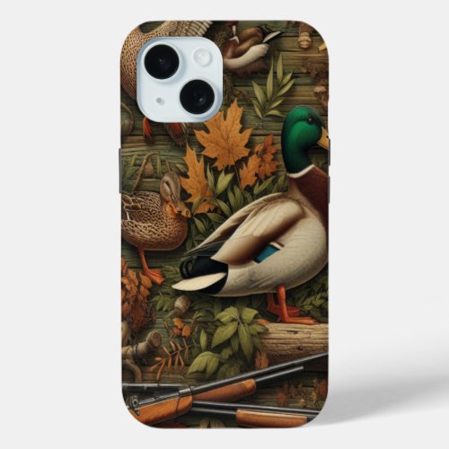 Timber Duck Camo Classic patern iPhone 15 Case