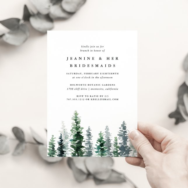 Timber Grove | Bridesmaids Brunch Invitation (Creator Uploaded)