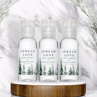 Timber Grove | Spread Love, Not Germs Wedding Hand Sanitizer