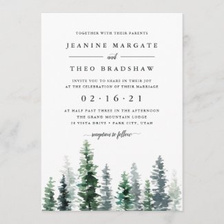 Timber Grove | Wedding Invitation