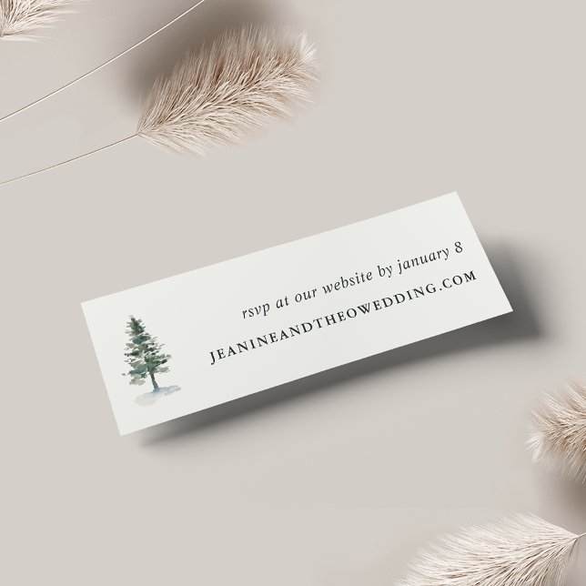 Timber Grove Wedding Website RSVP Cards | Mini (Creator Uploaded)