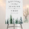 Timber Grove Wedding Welcome Sign