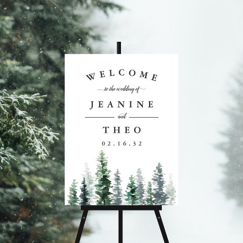 Timber Grove Wedding Welcome Sign
