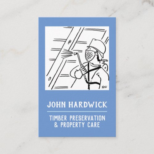 Timber Preservation  Property Care Business Card