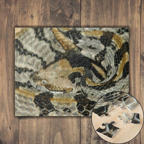 Timber Rattlesnake Coil Jigsaw Puzzle