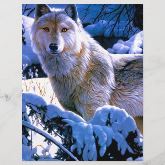 Timber Wolf Art Gifts (Front)