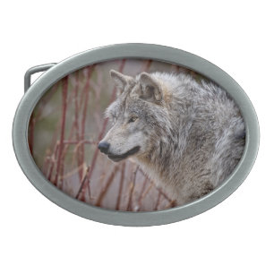Timber Wolf Belt Buckle