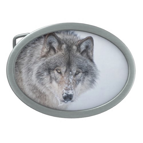 Timber Wolf Belt Buckle