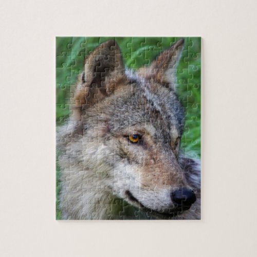 Timber Wolf Jigsaw Puzzle