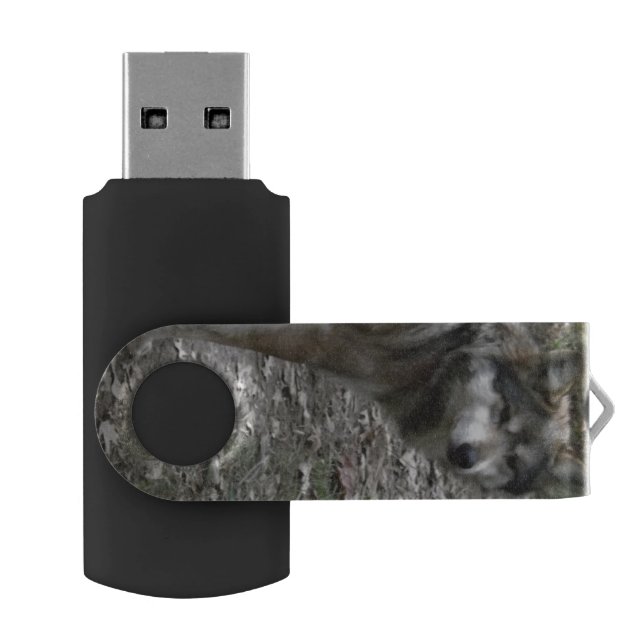 Timber wolf USB flash drive (Opened)