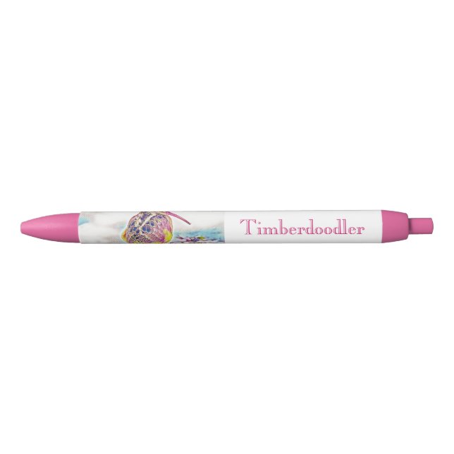 Timberdoodler Pen - Black Ink (Front)