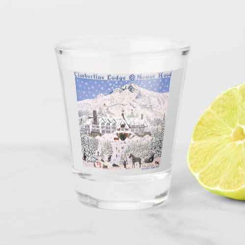 Timberline Lodge  Mount Hood Pillow Shot Glass