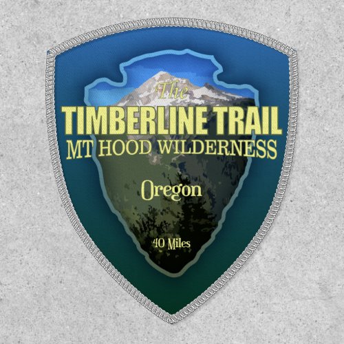 Timberline Trail arrowhead  Patch