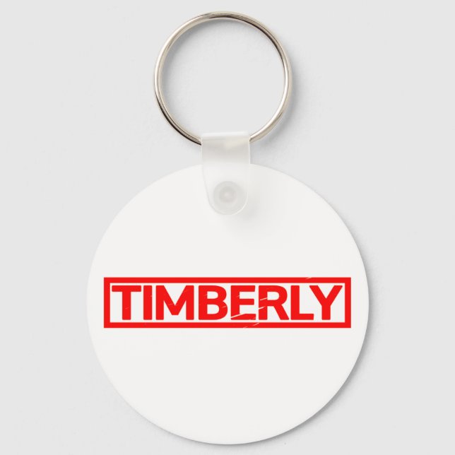 Timberly Stamp Keychain (Front)