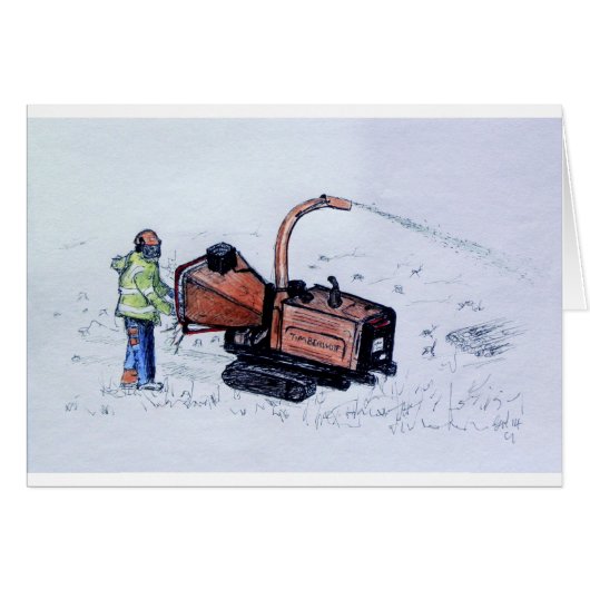 Timberwolf wood chipper (Front Horizontal)