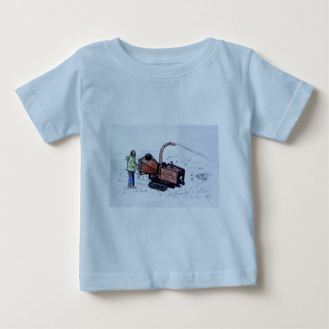 Timberwolf wood chipper baby T-Shirt (Front)