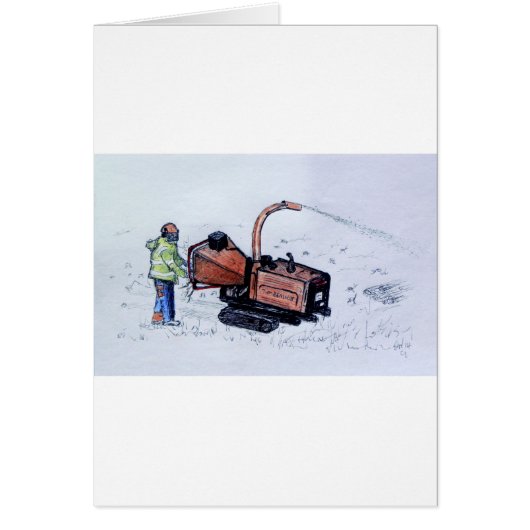 Timberwolf wood chipper cards (Front)