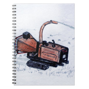 Timberwolf wood chipper notebook