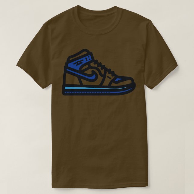 Timberwolves Basketball Sneakers T-Shirt (Design Front)