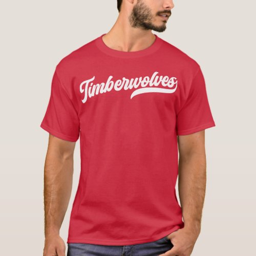 Timberwolves Retro Minnesota Timberwolves T_Shirt