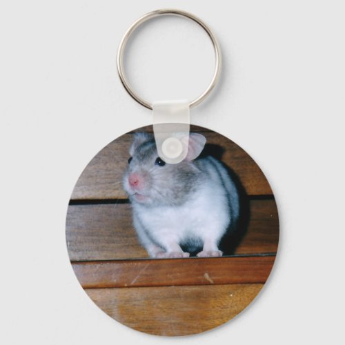 Timbit the Hamster Keychain