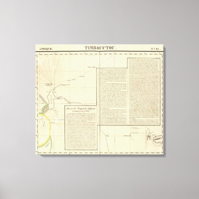 Timbuktu Africa Canvas Print (Front)