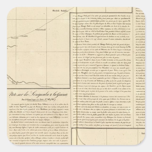 Timbuktu Africa Square Sticker (Front)