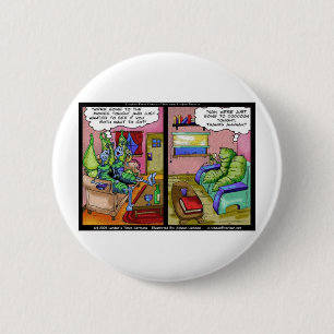 Time 2 Cocoon Funny Butterfly Gifts & Tees Button