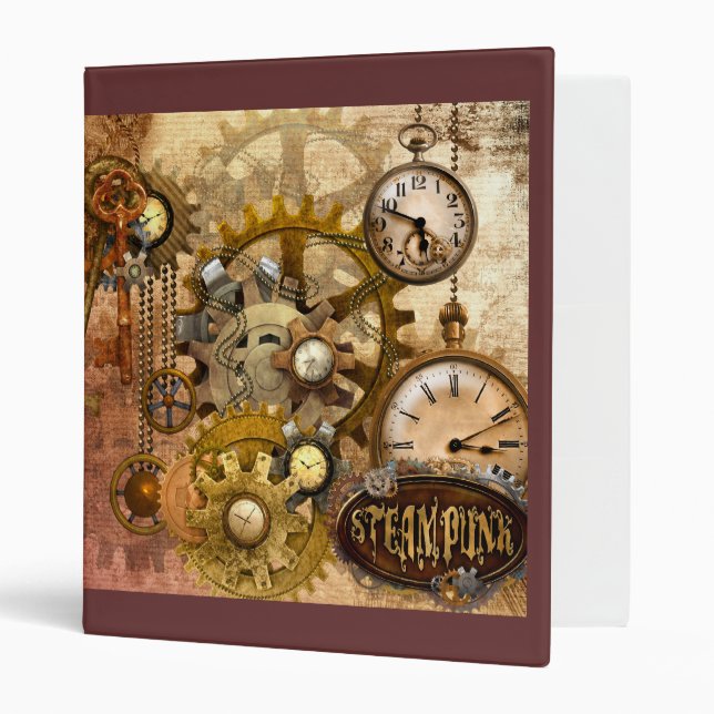 time 3 ring binder (Front/Inside)