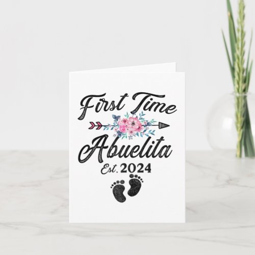 Time Abuelita 2024 Mothers Day Soon To Be Grandma  Card