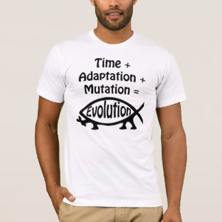 Time + Adaption + Mutation = Evolution T-Shirt