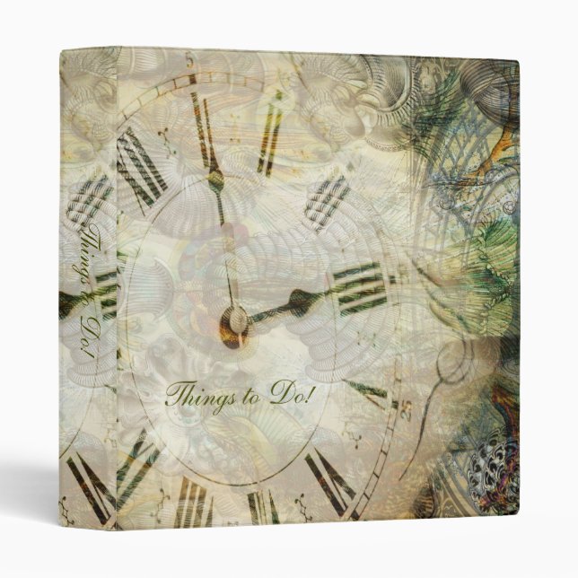 Time After Time - TBA winner 3 Ring Binder (Front/Spine)