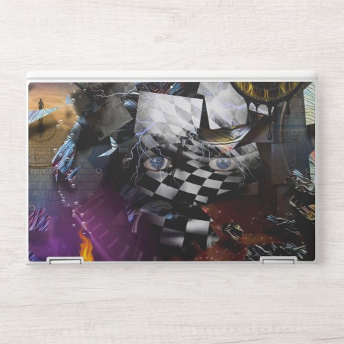 Time and imagination HP laptop skin